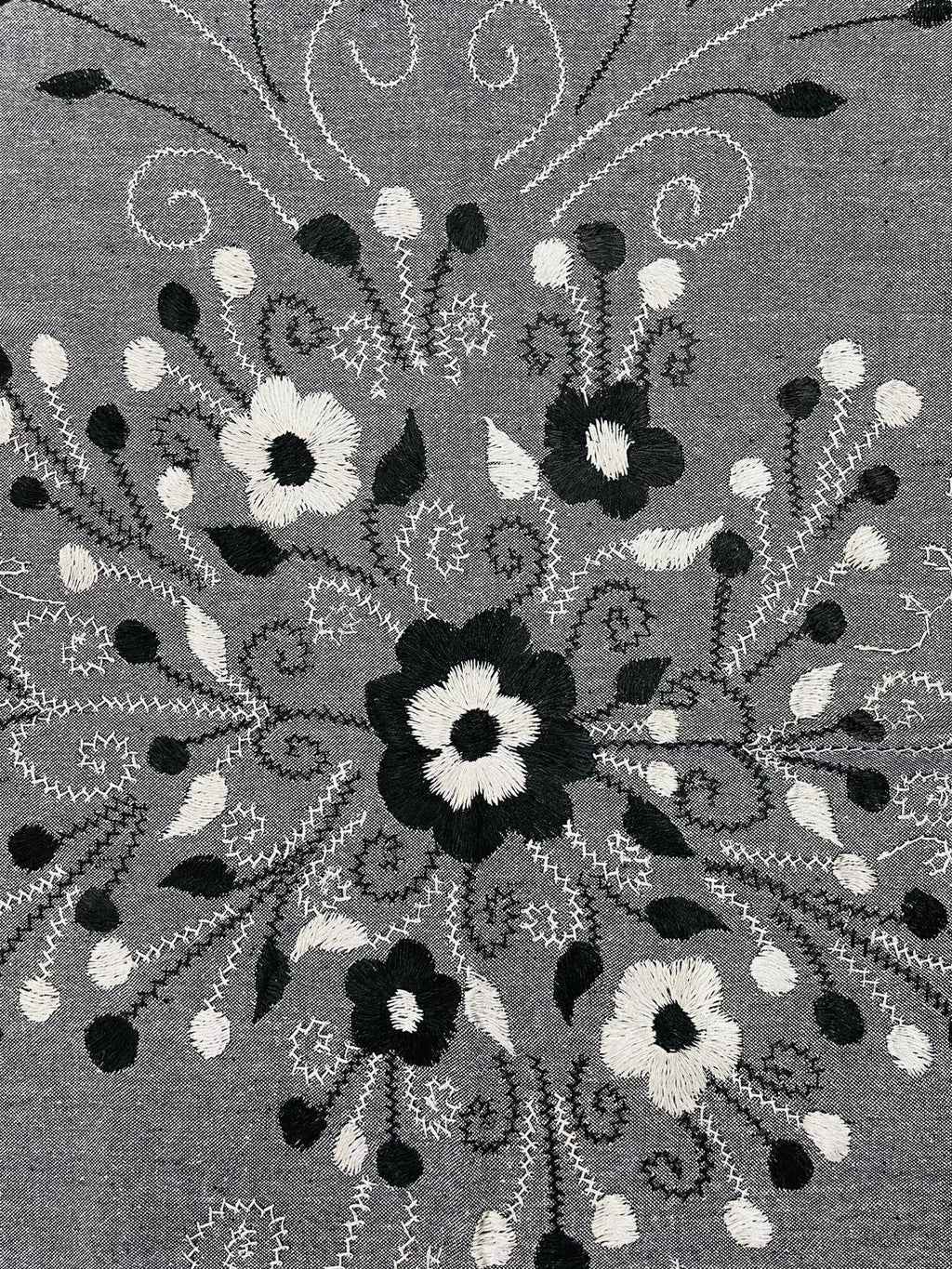 Mexican Handmade Embroidered Shawl Chilapa