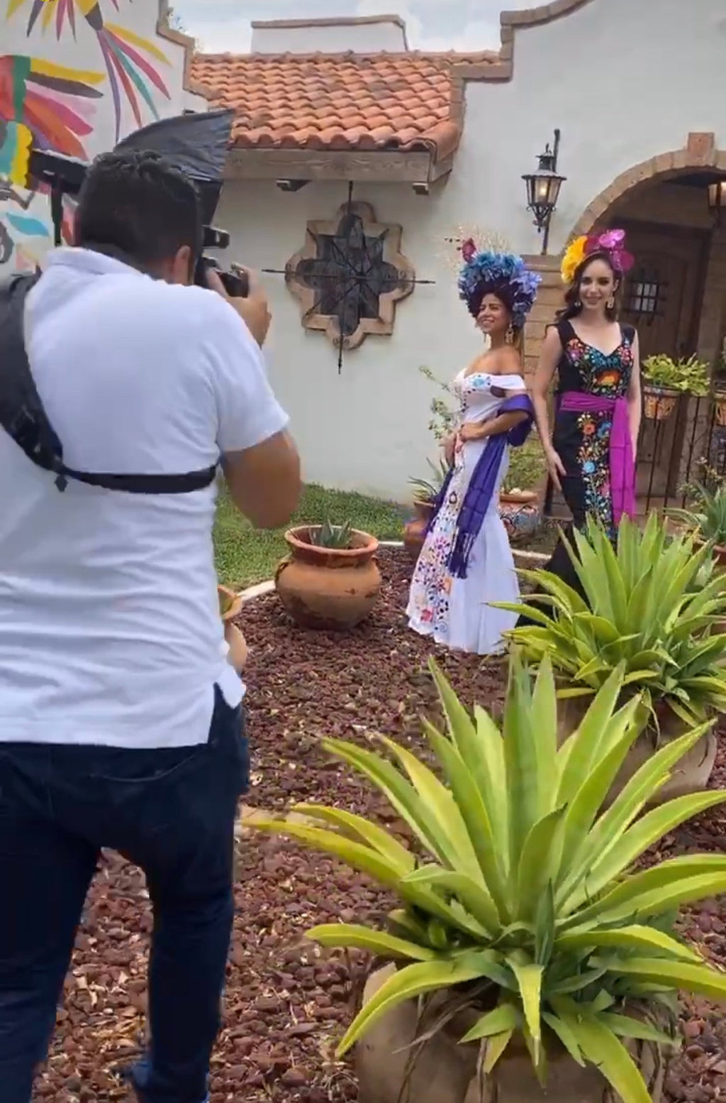 Paloma Blanca Hand-Embroidered Mexican Formal Dress — Made to Order