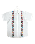 Men’s Guayabera Floral White