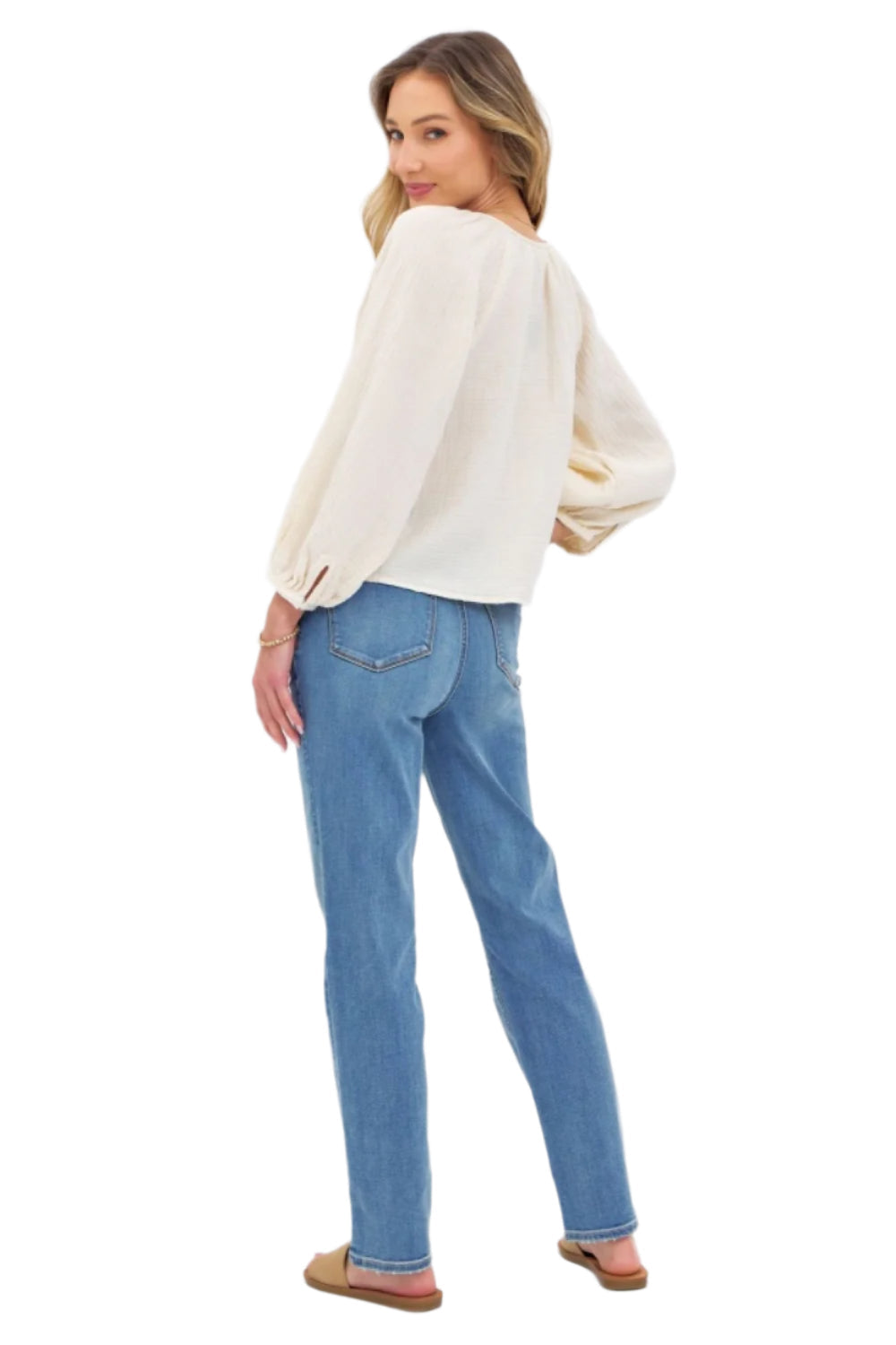 Judy Blue Size 5/27 High Waist Straight Jeans