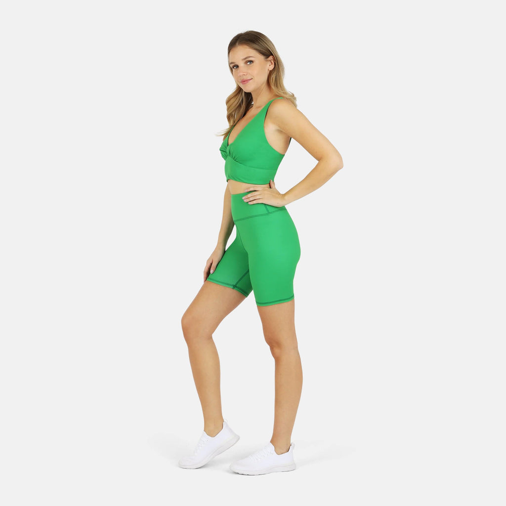 Ada Organic Cotton Twist Around Sports Bra