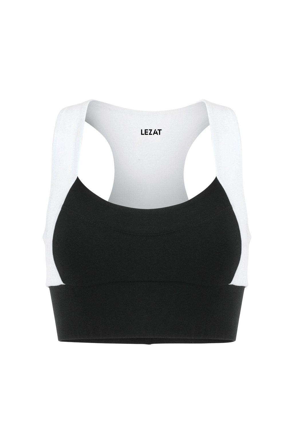 Neda Colorblock Organic Cotton Bra Top
