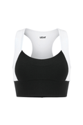 Neda Colorblock Organic Cotton Bra Top