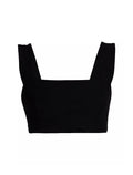Square Neck Organic Cotton Sports Bra