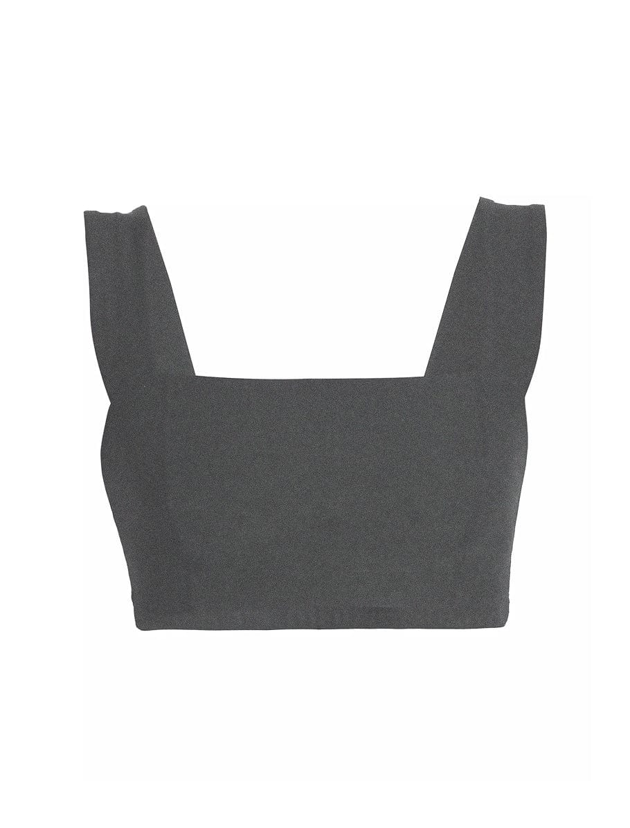 Square Neck Organic Cotton Sports Bra