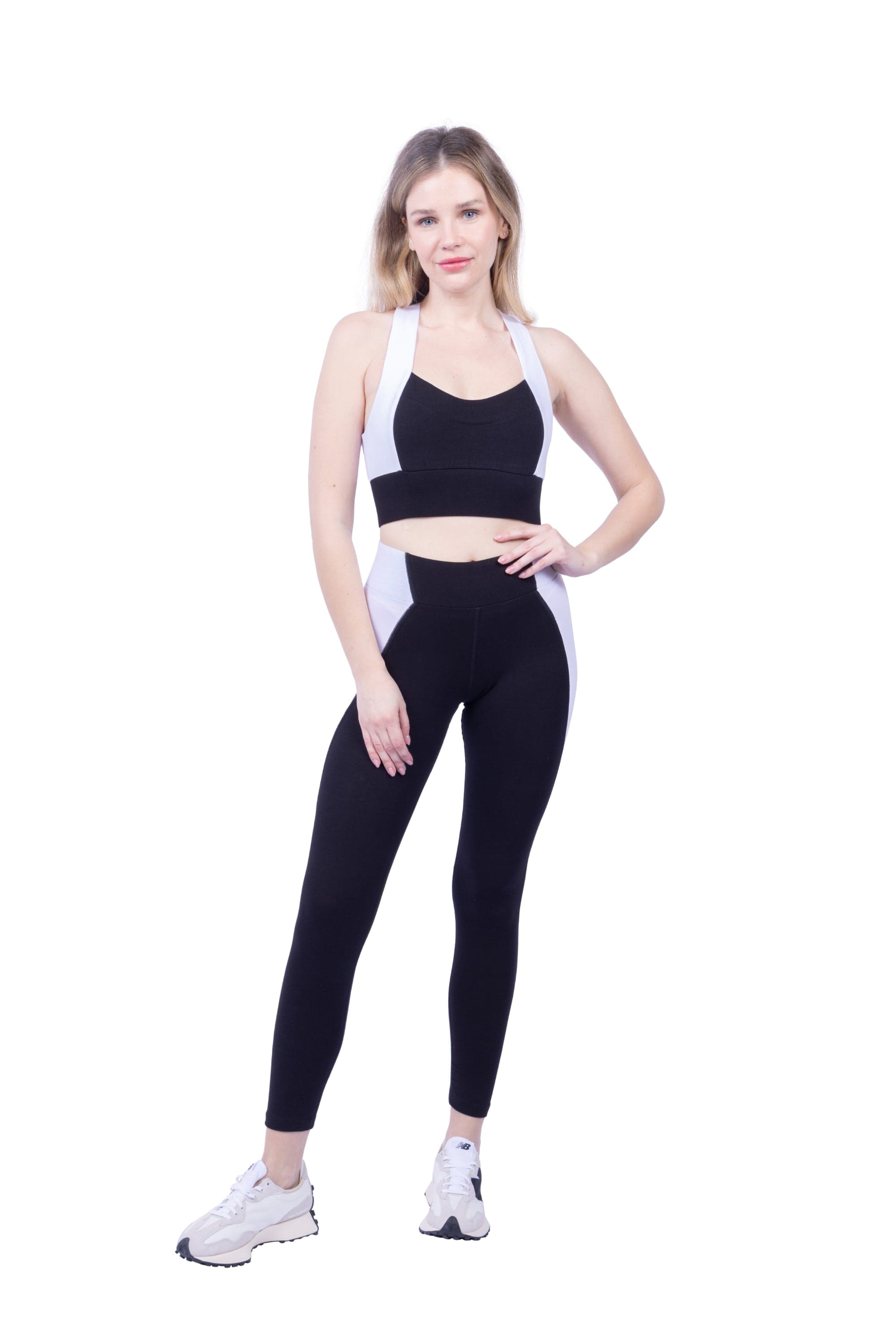 Neda Colorblock Organic Cotton High Waisted Legging