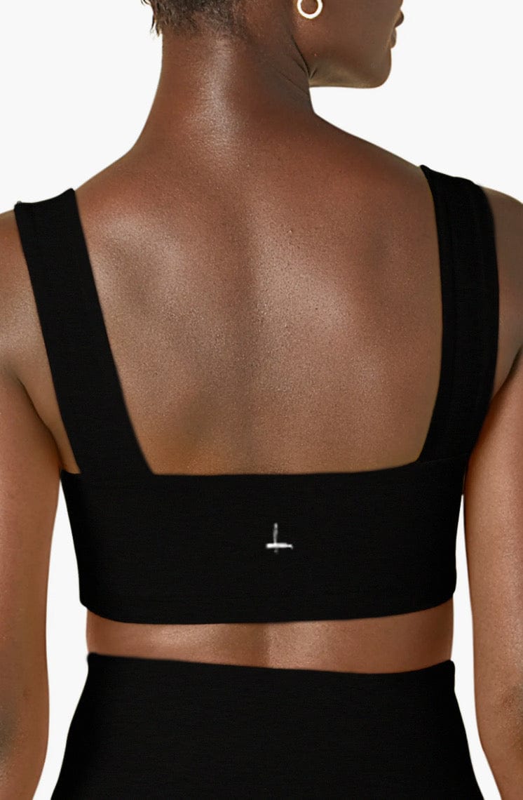 Square Neck Organic Cotton Sports Bra