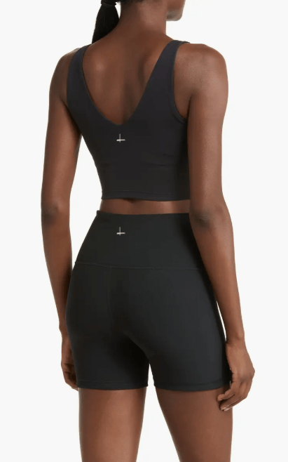 V Neck Organic Cotton Crop Tank