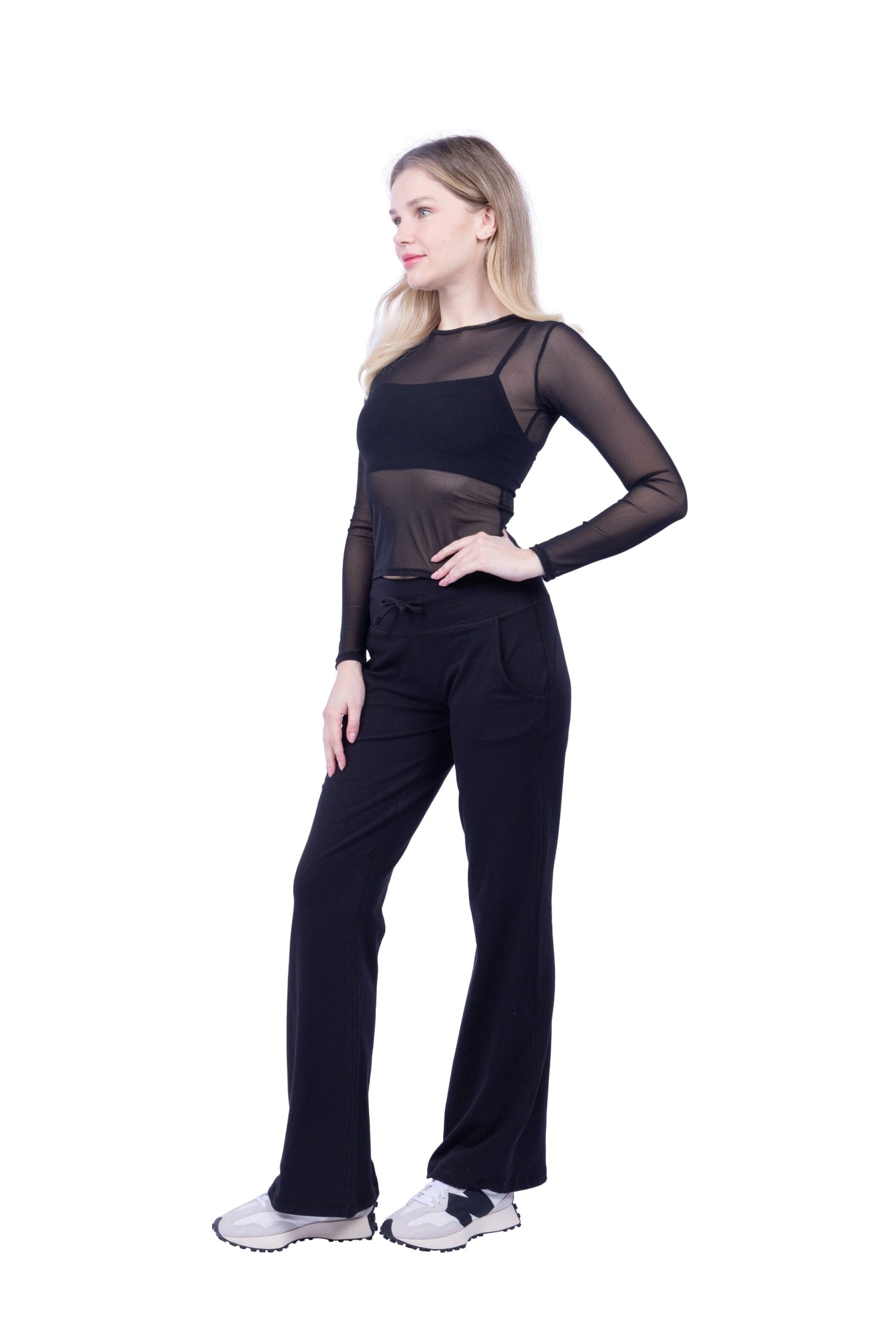 Taylor Organic Cotton Wide Leg Pocketed Pant