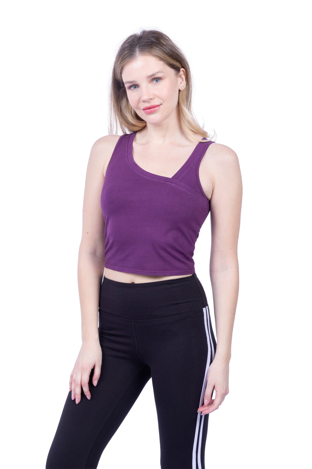Eden Asymmetrical Organic Cotton Tank