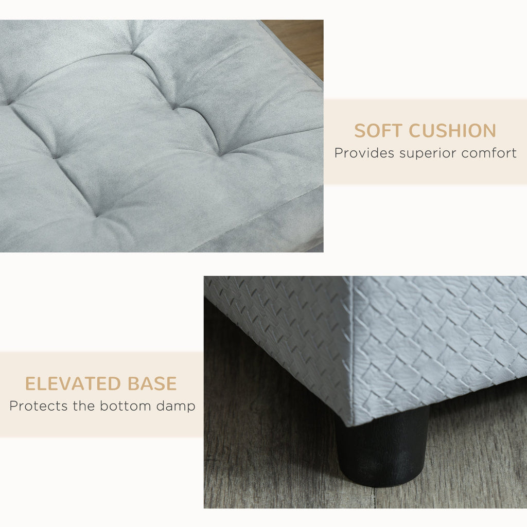 Luxury Small Dog Bed with Hidden Storage - PawHut