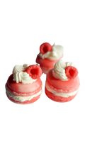 3 Strawberry & Cream Macarons