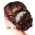 Marquise Stone Accented Rhinestone Hair Comb