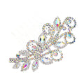 Marquise Stone Accented Wedding Bridal Rhinestone Hair Comb