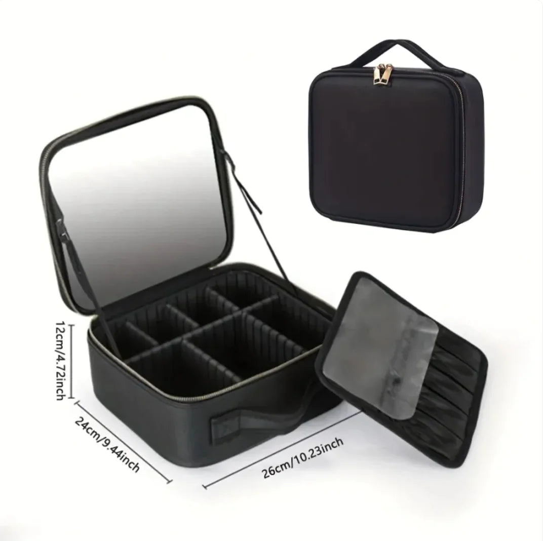 Travel Vanity Case with 4K LED Mirror