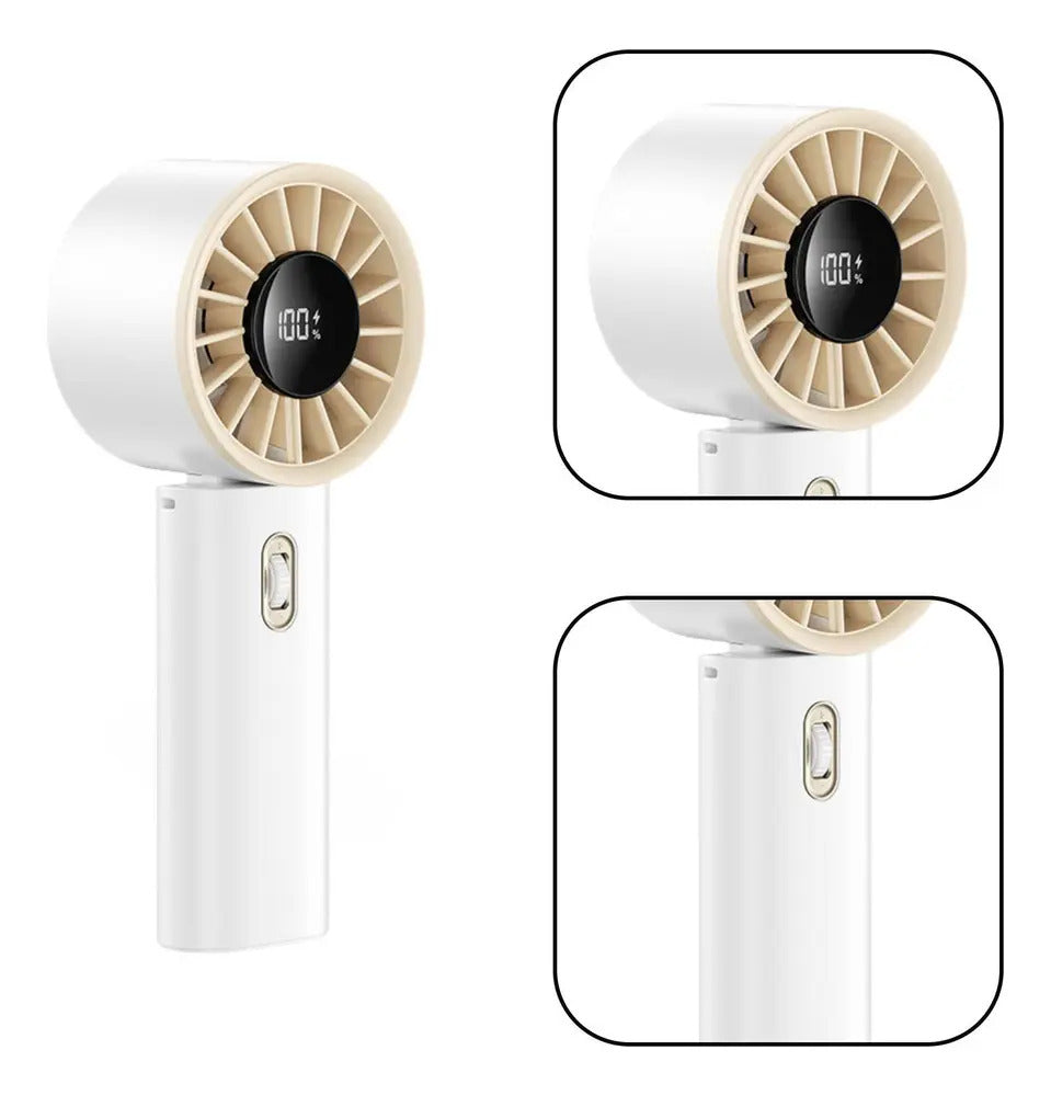 Portable Travel Turbine Fan – Rechargeable