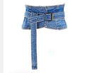 Denim color shapewear women waist