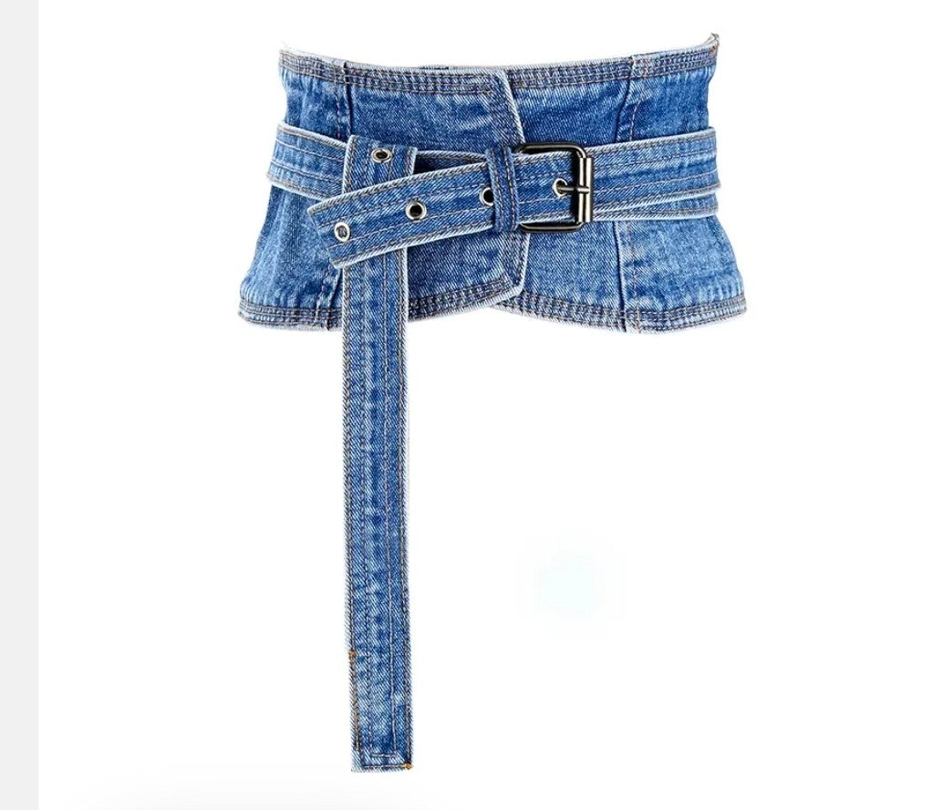 Denim color shapewear women waist
