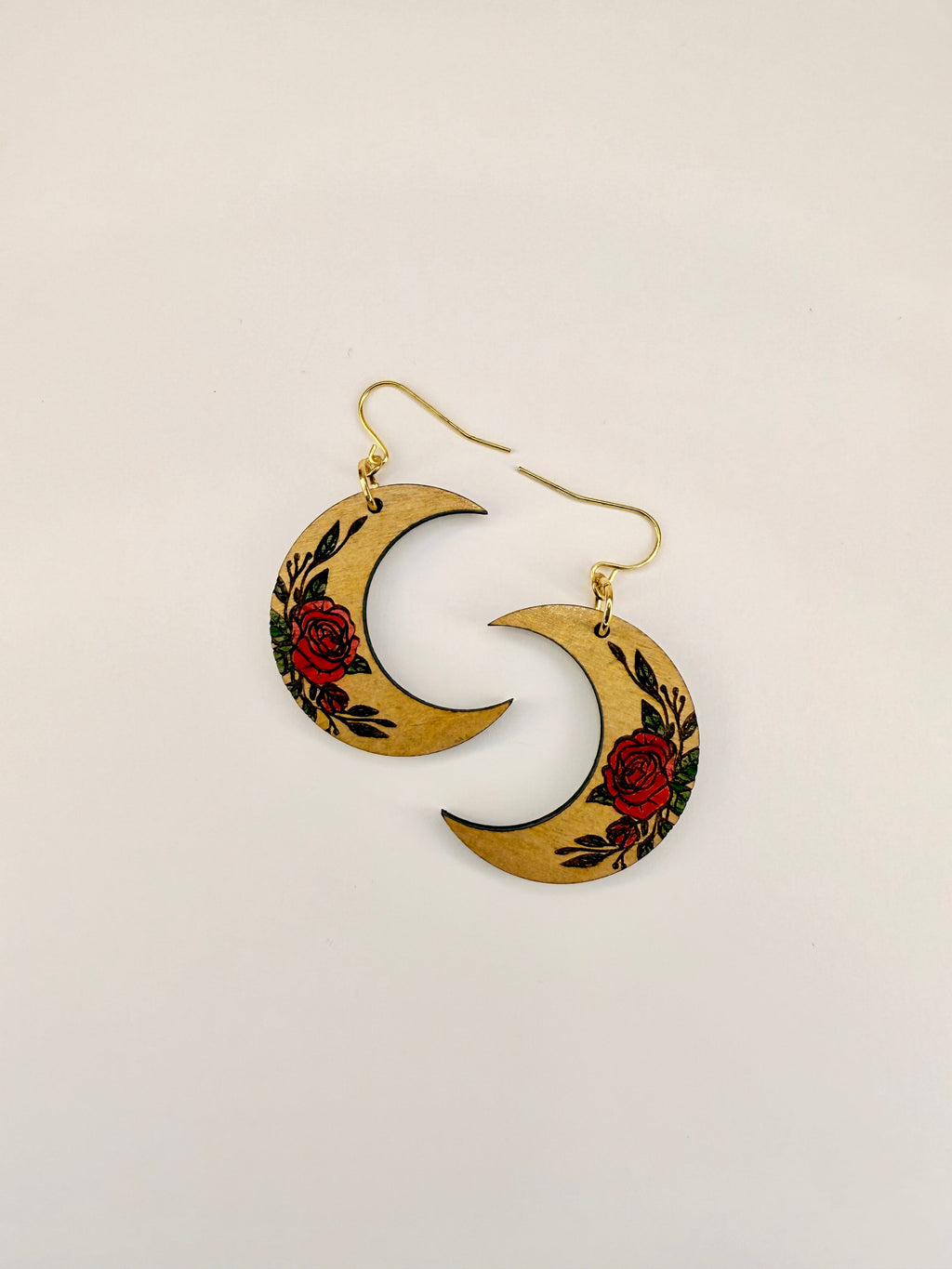 Moonlit Rose Earrings