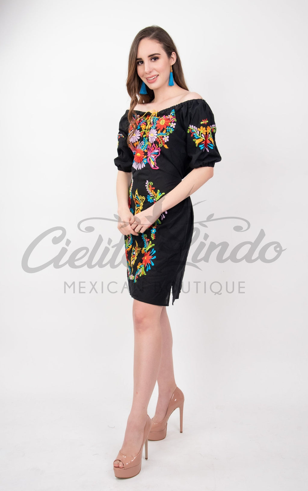 Tecali Embroidered Dress