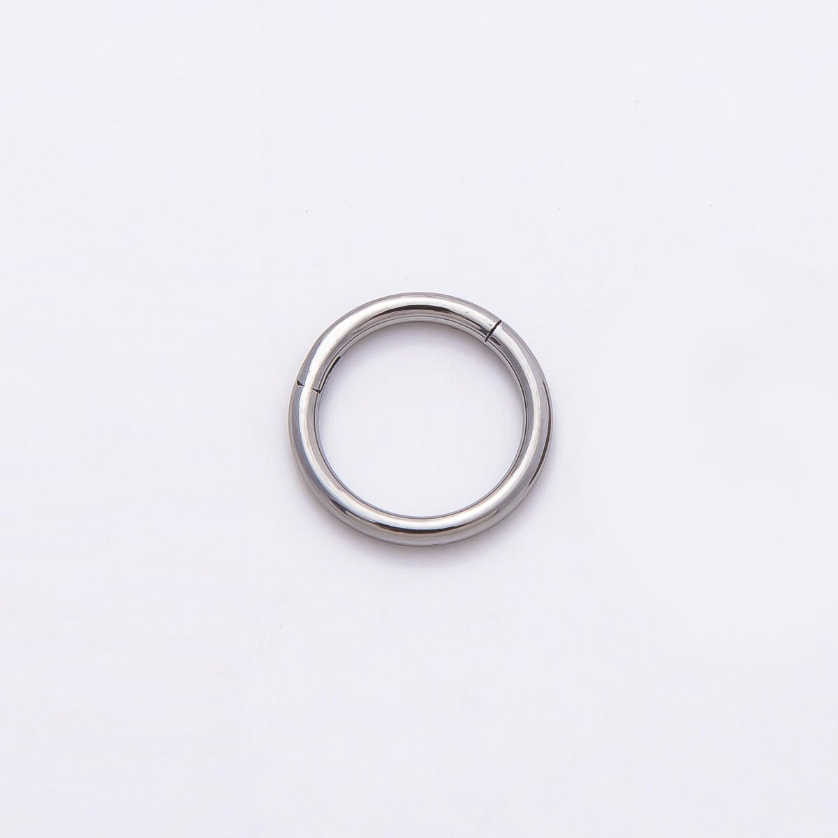 Titanium 10mm Minimalist Single Septum Cartilage Piercing Clicker Earrings | BJ-00030