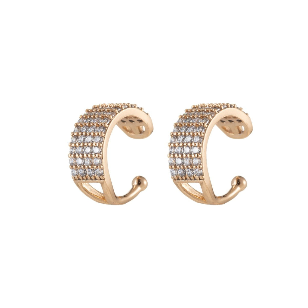 Thick Ear Cuff   ear cuff no piercing   gold ear cuff   ear cuff non pierced   fake helix piercing   ear cuffs   fake piercings, AI-044