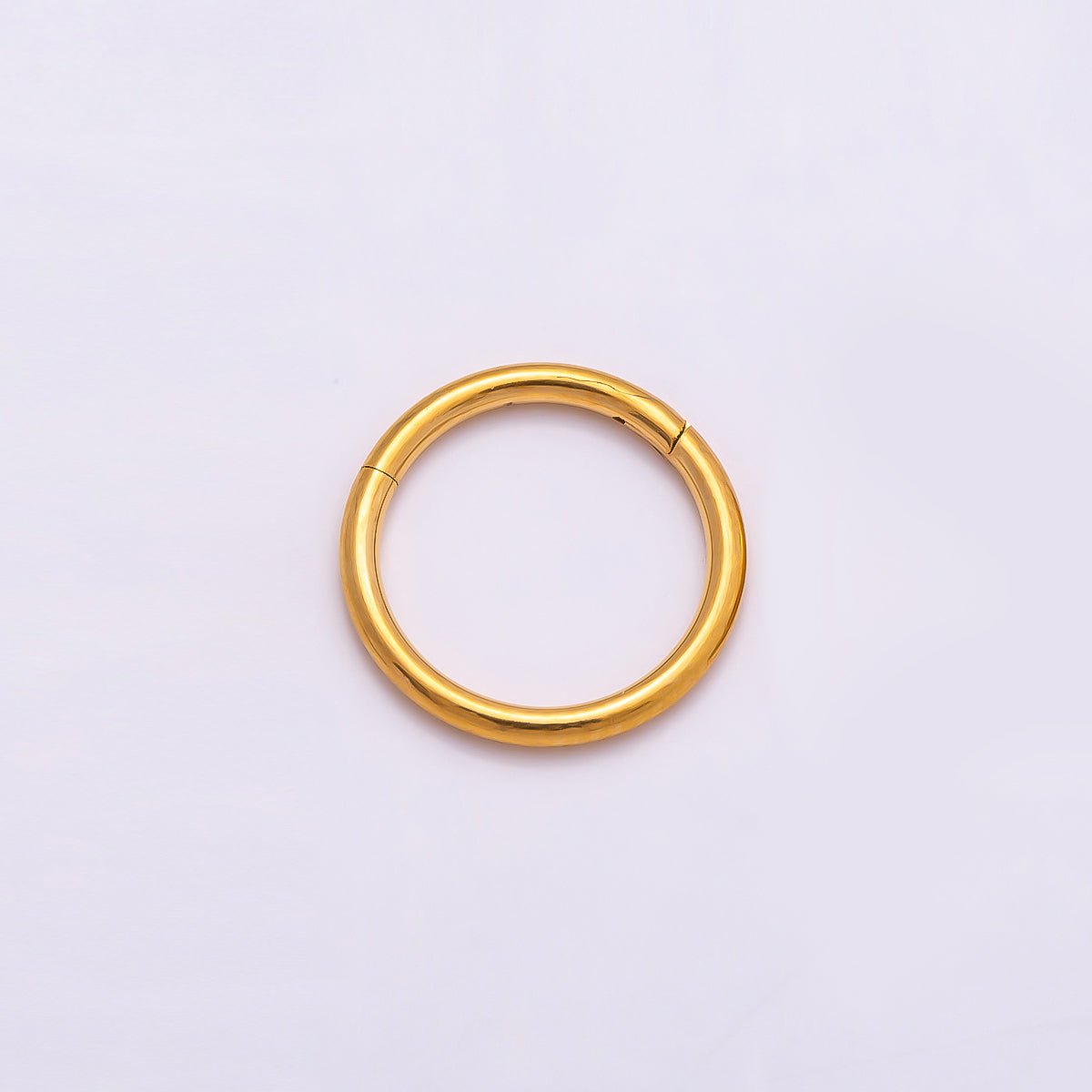 Titanium 10mm Minimalist Round Single Septum Cartilage Piercing Clicker | Findings-00325