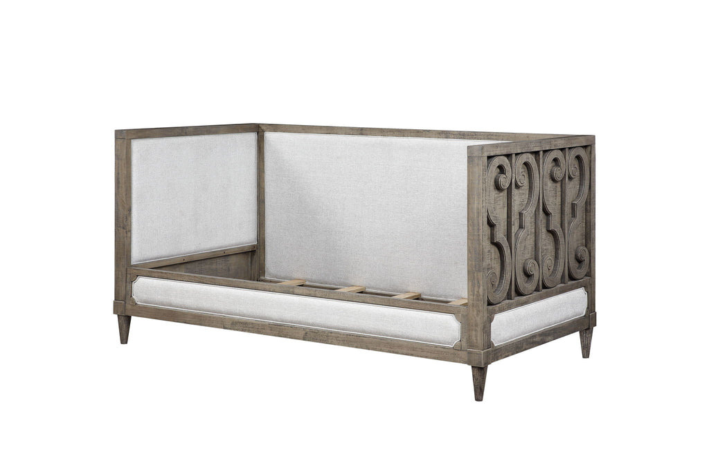 Artesia Twin Daybed with Upholstered Panels - Tan